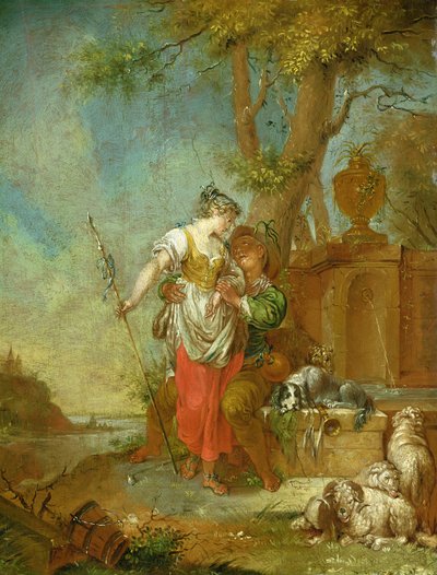 Pastore e Pastorella da Januarius Zick